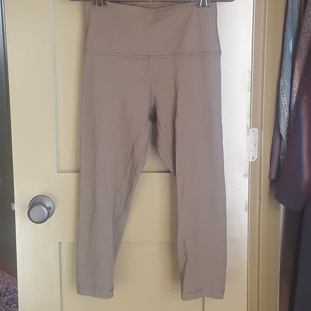 Lululemon Align Crop | Dark Olive | 8